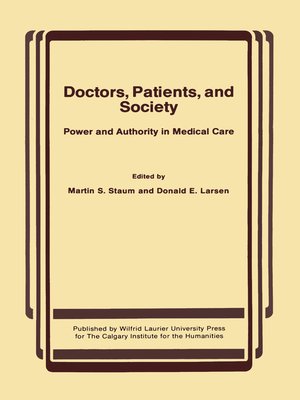 cover image of Doctors, Patients, and Society